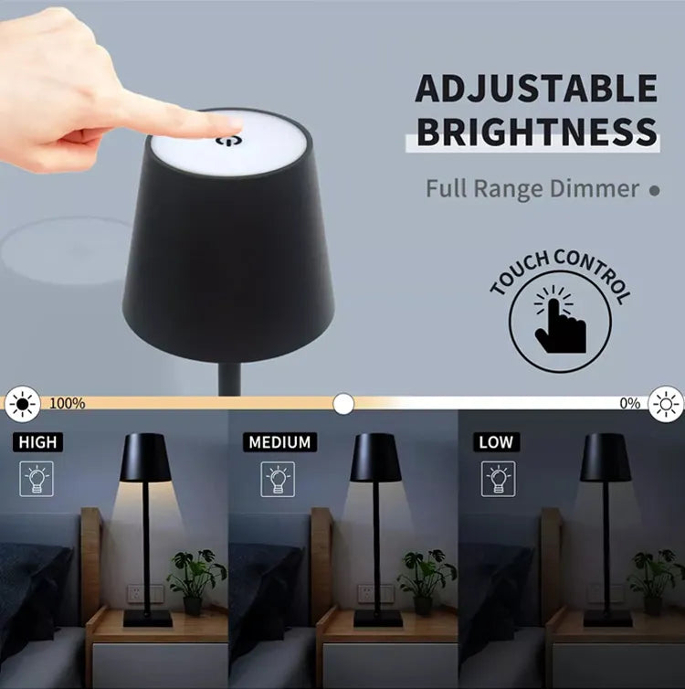 LED Tischlampe Kabellos / Wireless
